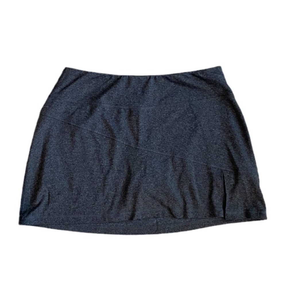Tek Gear Dark Grey Heather Athletic Skort - Skirt w/ Shorts size women's medium